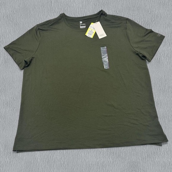 Bye NWT All In Motion Shirt Mens XL Green Performance Short Sleeve Tee - Picture 1 of 6